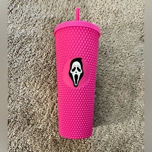 Pink Scream Ghostface Tumbler Cup